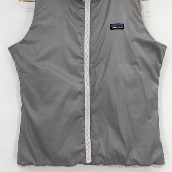 Patagonia Women’s Reversible Los Gatos Fleece Vest Gray Size Small - Picture 10 of 14